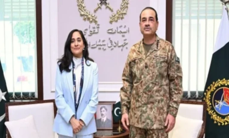 کینیڈین وزیر خارجہ کی فیلڈ مارشل عاصم منیر سے اہم ملاقات