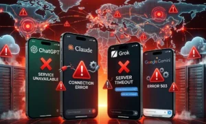 دنیا بھر میں ChatGPT، Claude اور Grok کی سروسز بیک وقت متاثر