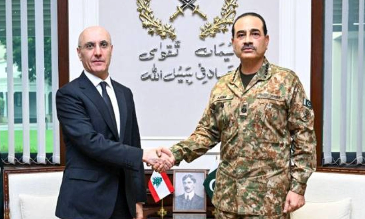 لبنانی وزیر داخلہ کی فیلڈ مارشل عاصم منیر سے ملاقات