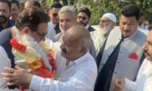 نو منتخب وزیر عبدالرحمن آرائیں کا کوٹلی میں تاریخی استقبال
