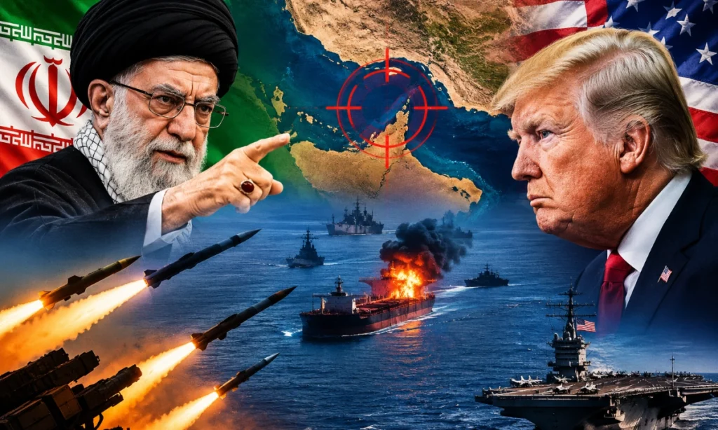 ایران کی امریکا کو دھمکی،آبنائے ہرمز میں مداخلت پر فوجی اڈے نشانہ بنانے کا اعلان