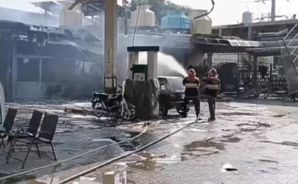 راولپنڈی،گولڑہ موڑ کے قریب سی این جی اسٹیشن پر دھماکا