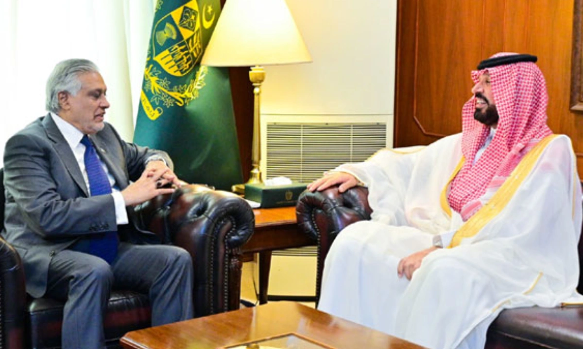 سعودی سفیر کی اسلام آباد میں اسحاق ڈار سے ملاقات