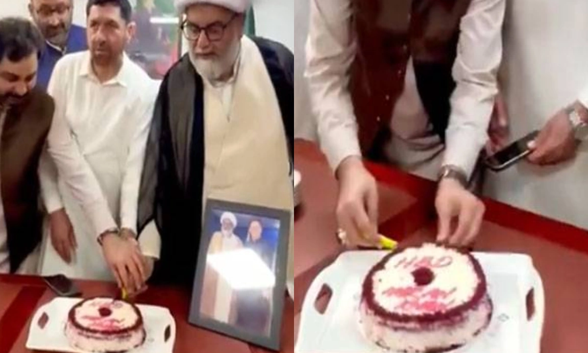 عمران خان کی 74ویں سالگرہ،راجہ ناصر عباس نے کیک کاٹ دیا