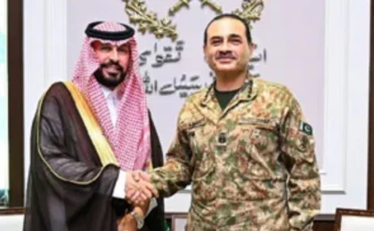 فیلڈ مارشل عاصم منیر سے سعودی سفیر کی ملاقات