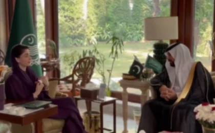 مریم نواز سے سعودی سفیر ڈاکٹر راجع البقمی کی ملاقات
