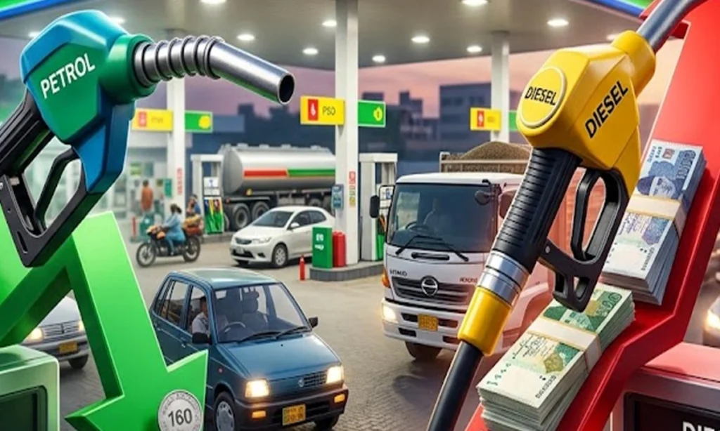 پٹرول 1 روپے 60 پیسے سستا،ڈیزل 1 روپے 64 پیسے مہنگا